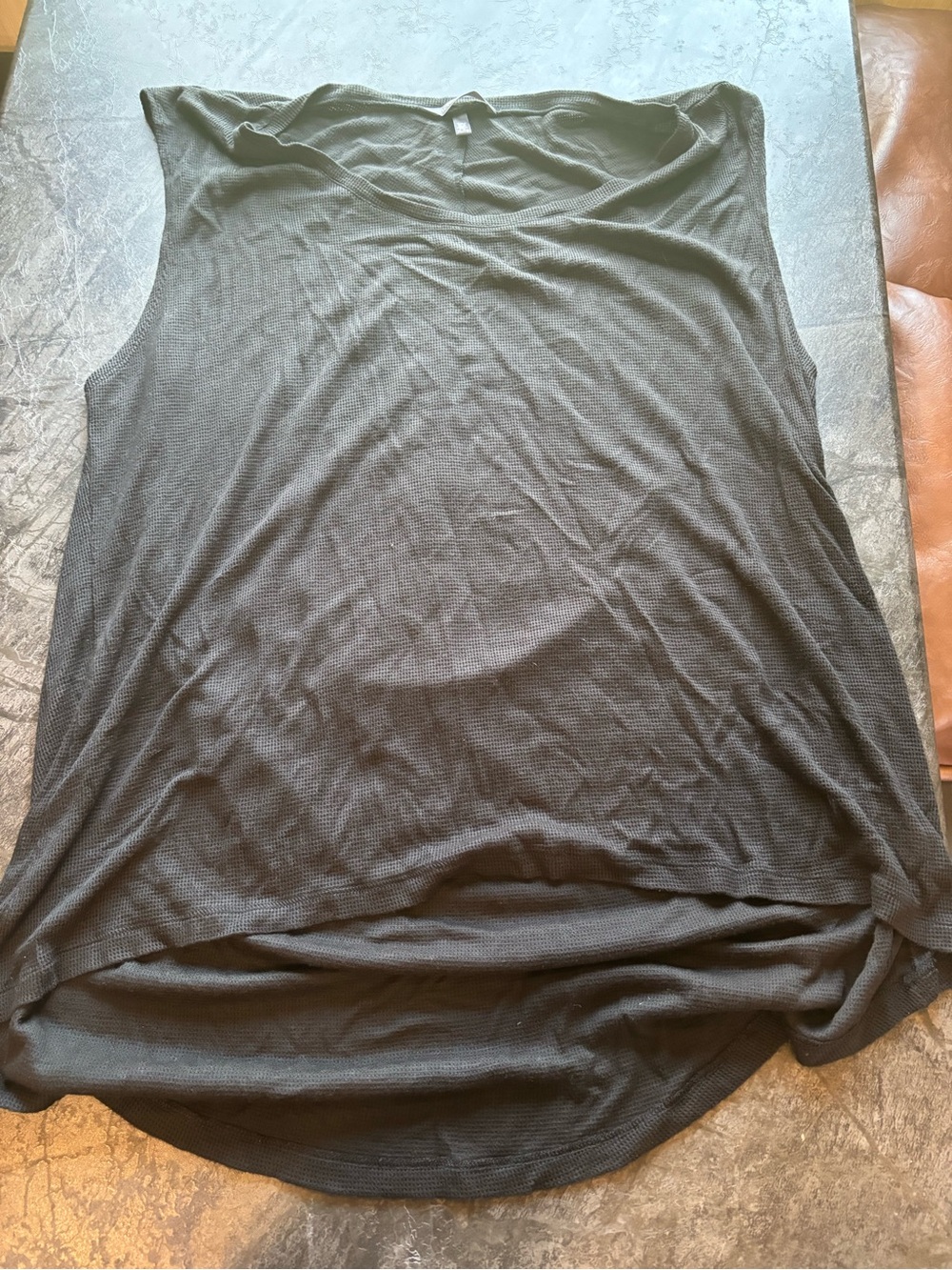 Victoria secret Black Sleeveless soft long tank/bathing suit cover up? Xl